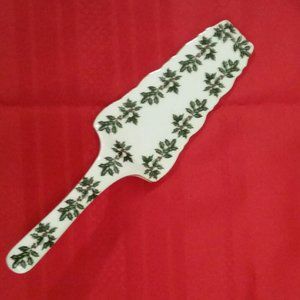 Christmas Ceramic Cake or Pie Server
